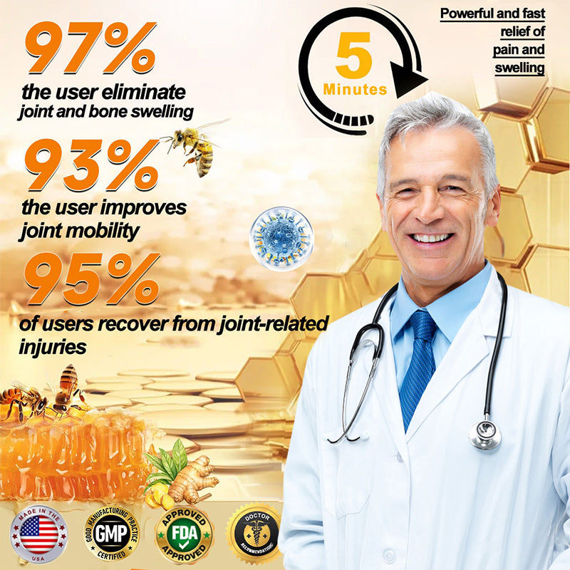 Lotmay® Bee Venom Pain Relief Joint Repair Cream 🐝🐝(Specially for older adults & FDA commends)