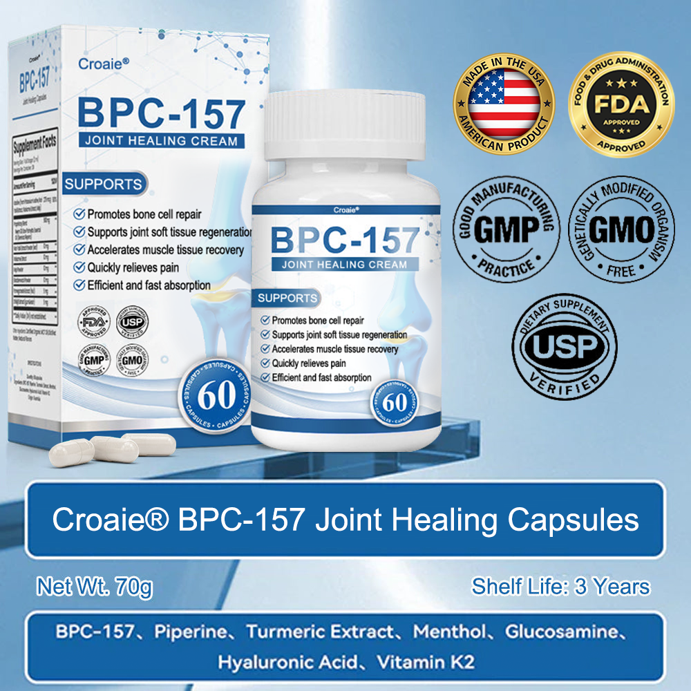 Croaie"ยฎ๐บ๐ธ ๐๐๐-๐๐๐ ๐๐จ๐ข๐ง๐ญ ๐๐๐๐ฅ๐ข๐ง๐  Capsules, 1000MG, Non-GMO, Gluten-Free, 60 Capsules๐ฆดTreats Arthritis, Neuropathy, Rheumatism, Sports Injuries & More๐