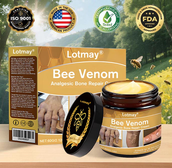 Lotmay® Bee Venom Analgesic Bone Repair Cream(👨⚕️Developed for the elderly,AAOS Certification)