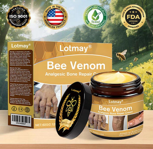 Lotmay® Bee Venom Analgesic Bone Repair Cream(👨⚕️Developed for the elderly,AAOS Certification)