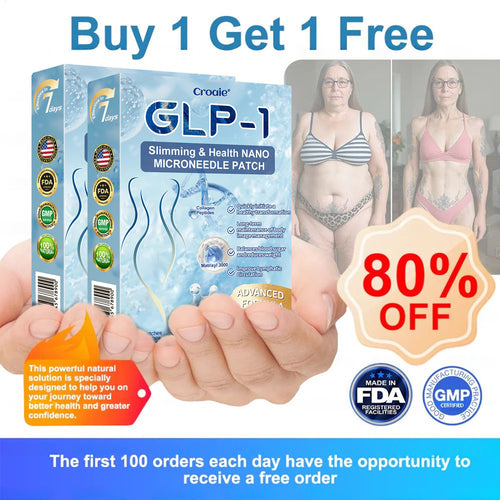 FDA Official Store |🎁 Croaie® GLP-1 Nano-Microneedle Patch with Collagen & Matrixyl 3000丨Obesity, Cardiovascular Disease, Diabetes, Sleep Apnea, Joint Problems and More