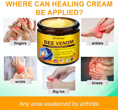 Lotmay® Bee Venom Pain Relief Joint Repair Cream 🐝🐝(Specially for older adults & FDA commends)
