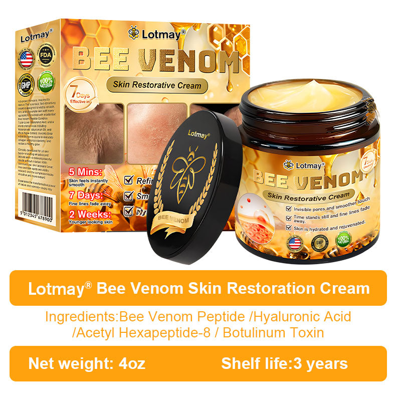"Made and Shipped from America|✅ Official Store✨lotmay® Bee Venom Skin Restorative Cream 🔥 LAST DAY 80% OFF 💎"
