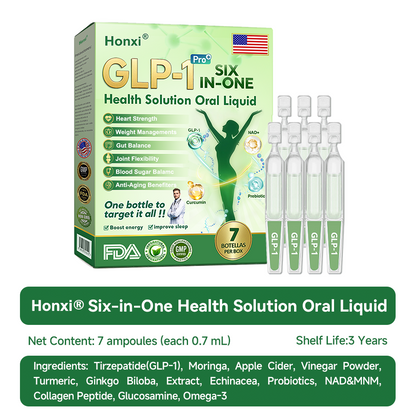 𝑶𝒇𝒇𝒊𝒄𝒊𝒂𝒍 𝑺𝒕𝒐𝒓𝒆 | Honxi® 🏥 𝐺𝐿𝑃-𝟏 𝑺𝒊𝒙-𝒊𝒏-𝑶𝒏𝒆 𝑯𝒆𝒂𝒍𝒕𝒉 𝑺𝒐𝒍𝒖𝒕𝒊𝒐𝒏 𝑶𝒓𝒂𝒍 𝑳𝒊𝒒𝒖𝒊𝒅  (𝐉𝐮𝐬𝐭 𝐨𝐧𝐜𝐞 𝐚 𝐝𝐚𝐲, 𝐯𝐢𝐬𝐢𝐛𝐥𝐞 𝐜𝐡𝐚𝐧𝐠𝐞𝐬 𝐢𝐧 𝟕 𝐝𝐚𝐲𝐬） ✅ 𝐅𝐨𝐫 𝐨𝐛𝐞𝐬𝐢𝐭𝐲, 𝐜𝐚𝐫𝐝𝐢𝐨𝐯𝐚𝐬𝐜𝐮𝐥𝐚𝐫 𝐡𝐞𝐚𝐥𝐭𝐡, 𝐝𝐢𝐚𝐛𝐞𝐭𝐞𝐬, 𝐬𝐥𝐞𝐞𝐩 𝐚𝐩𝐧𝐞𝐚, 𝐆𝐮𝐭 𝐇𝐞𝐚𝐥𝐭𝐡, 𝐣𝐨𝐢𝐧𝐭 𝐢𝐬𝐬𝐮𝐞𝐬, 𝐚𝐧𝐝 𝐦𝐨𝐫𝐞💯