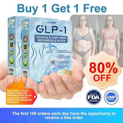 Official Store |🎁 Croaie® GLP-1 Nano-Microneedle Patch with Collagen & Matrixyl 3000丨Obesity, Cardiovascular Disease, Diabetes, Sleep Apnea, Joint Problems and More