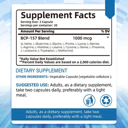 Croaie"®🇺🇸 𝐁𝐏𝐂-𝟏𝟓𝟕 𝐉𝐨𝐢𝐧𝐭 𝐇𝐞𝐚𝐥𝐢𝐧𝐠 Capsules, 1000MG, Non-GMO, Gluten-Free, 60 Capsules🦴Treats Arthritis, Neuropathy, Rheumatism, Sports Injuries & More🏆